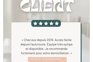 ⭐ Un client satisfait depuis 2019 recommande QUARTIER des Entrepreneurs